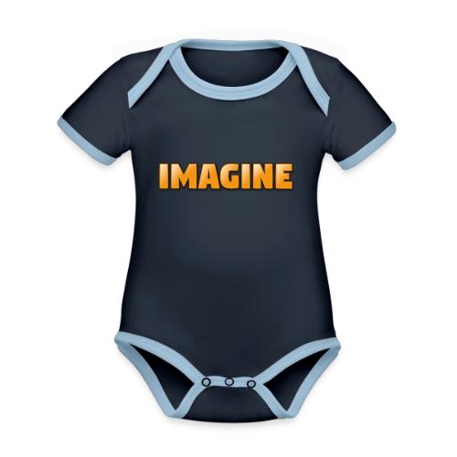 Imagine Word Art – Creative Gradient Design - Organic Contrast SS Baby Bodysuit