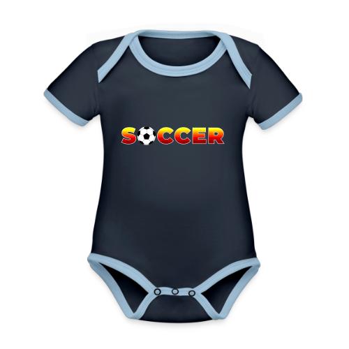 Soccer: Game of Goals - Organic Contrast SS Baby Bodysuit