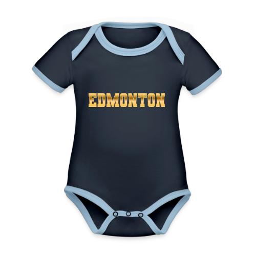 Edmonton - Organic Contrast SS Baby Bodysuit