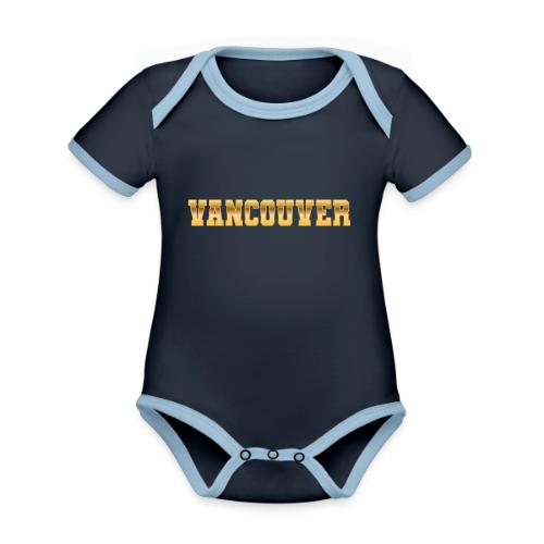 Vancouver - Organic Contrast SS Baby Bodysuit