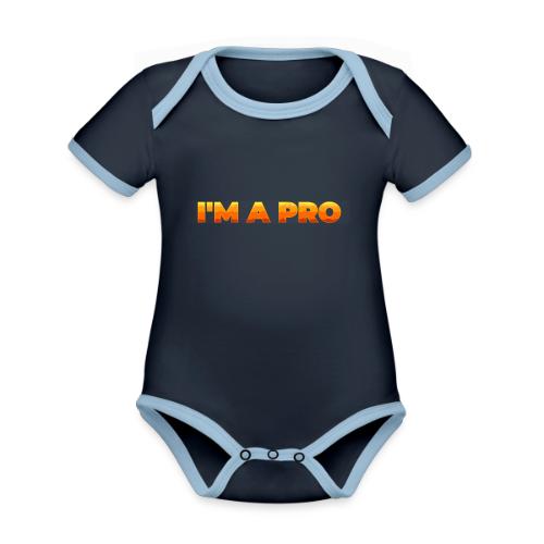 I'm a pro - Organic Contrast SS Baby Bodysuit