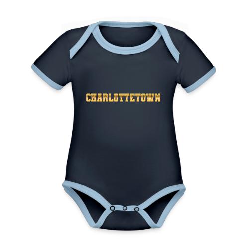 Charlottetown - Organic Contrast SS Baby Bodysuit