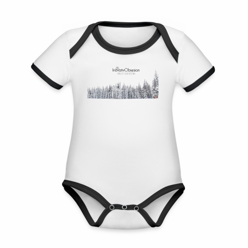 InovativObsesion “DESTINY” apparel - Organic Contrast SS Baby Bodysuit