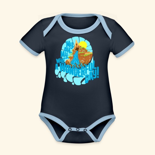 splashMT2 - Organic Contrast SS Baby Bodysuit