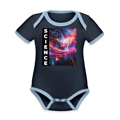 The Chaos of Science - Organic Contrast SS Baby Bodysuit