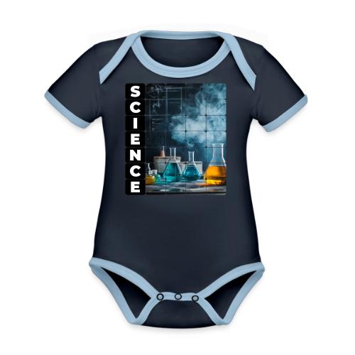 Alchemy of Science - Organic Contrast SS Baby Bodysuit