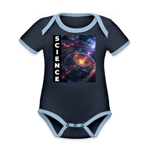 Science Spiral - Organic Contrast SS Baby Bodysuit