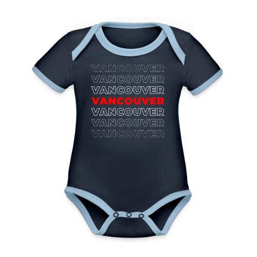 Vancouver Layers - Organic Contrast SS Baby Bodysuit