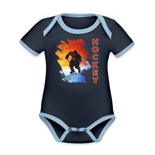 Hockey Energy - Organic Contrast SS Baby Bodysuit