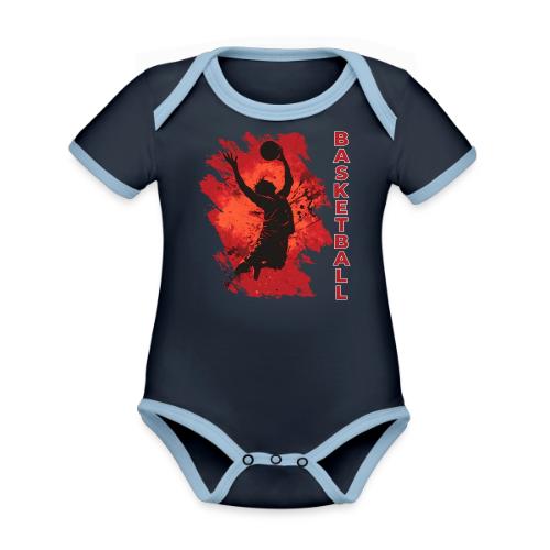 Basketball Soul - Organic Contrast SS Baby Bodysuit