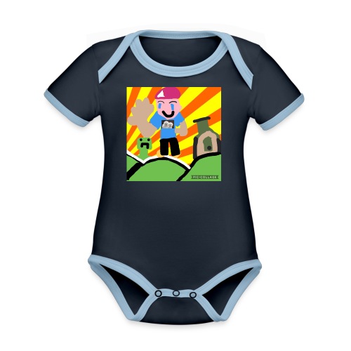 image - Organic Contrast SS Baby Bodysuit
