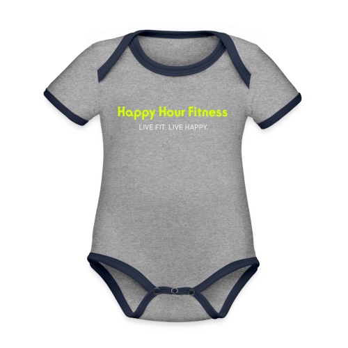 HHF_logotypeandtag - Organic Contrast SS Baby Bodysuit