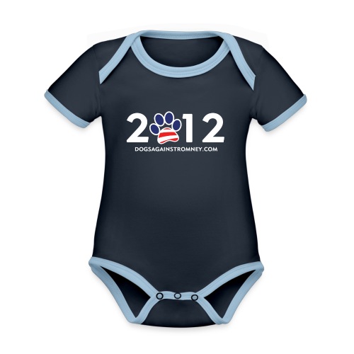 romney2012shirts300dpi - Organic Contrast SS Baby Bodysuit