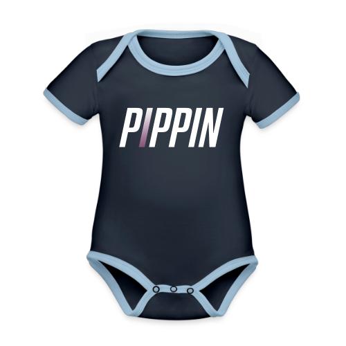 Pippin - Organic Contrast SS Baby Bodysuit