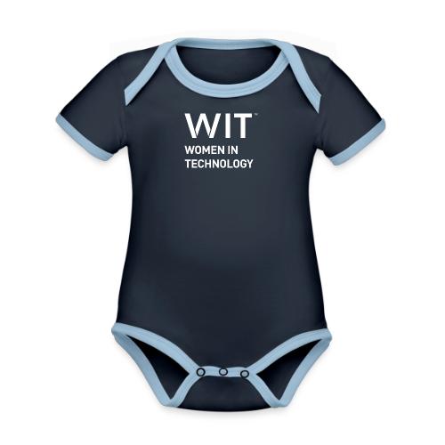 WIT: Explore. Pursue. Persist. Lead - Organic Contrast SS Baby Bodysuit