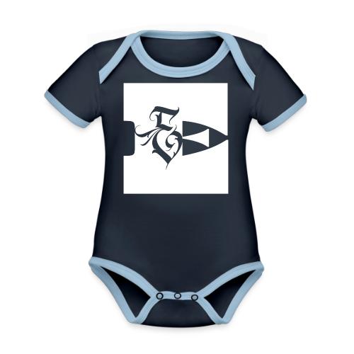Rebel E | Elizabeth - New Jersey - Organic Contrast SS Baby Bodysuit
