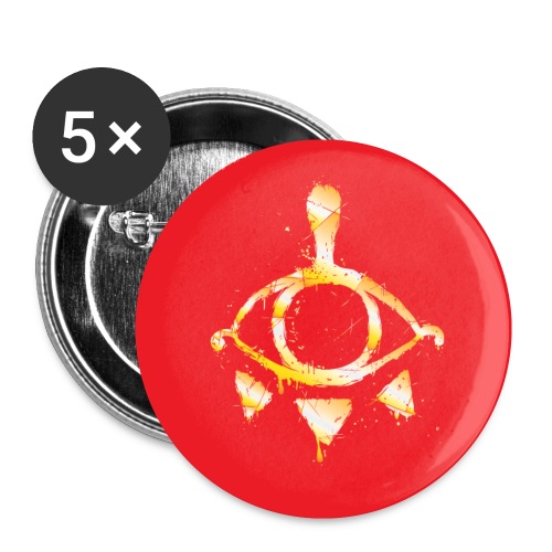 Yiga Scum (gold on red) - Buttons small 1'' (5-pack)