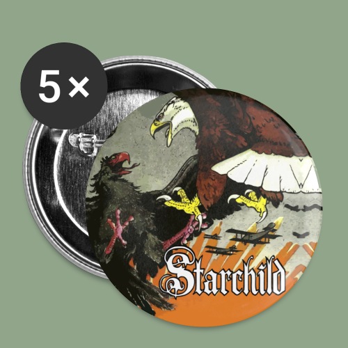 Starchild War of the Worlds Button - Buttons small 1'' (5-pack)
