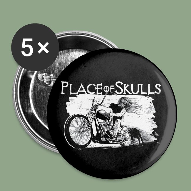 Place of Skulls Biker button