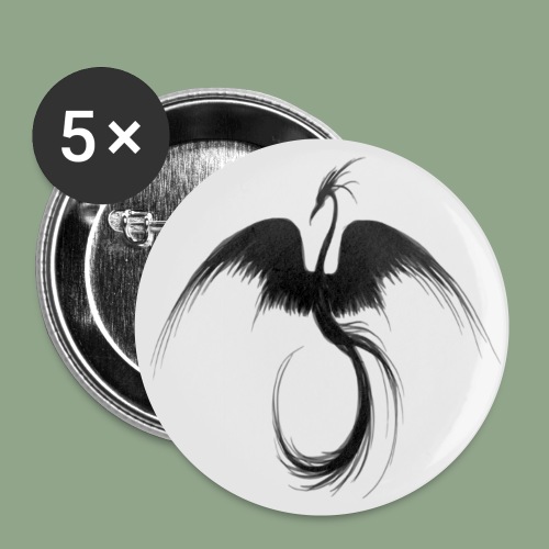 Beth Patterson Black Swan Button - Buttons small 1'' (5-pack)