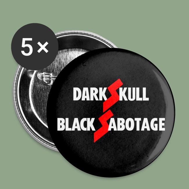 dARKSKULL Black Sabotage Button