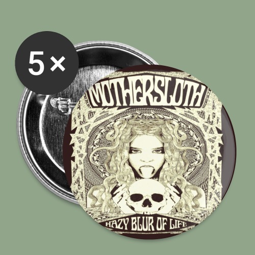 MotherSloth Hazy button - Buttons small 1'' (5-pack)