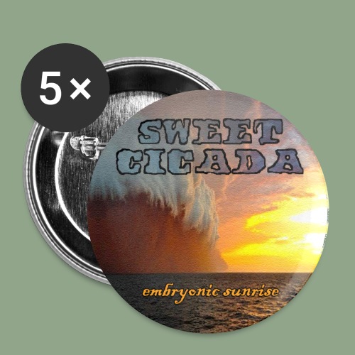 Sweet Cicada Embryonic Sunrise button - Buttons small 1'' (5-pack)
