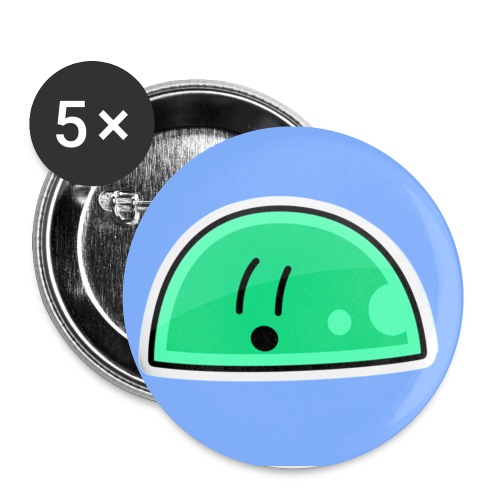 (ReadiPop Sticker)- Pip The Slime Pin - Buttons small 1'' (5-pack)