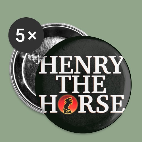Henry the Horse Logo Button - Buttons small 1'' (5-pack)