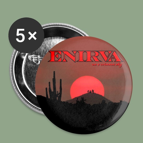 Enirva Crimson Sky Button - Buttons small 1'' (5-pack)