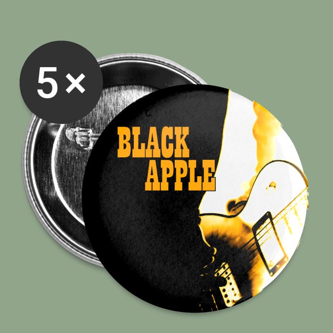 Black Apple Button