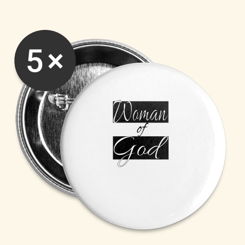 Woman of God - Buttons small 1'' (5-pack)