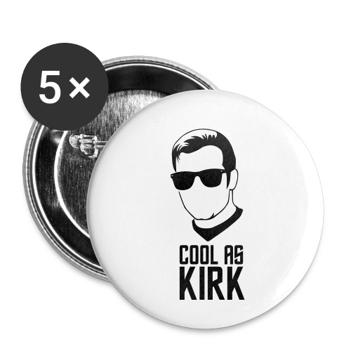 Cool As Kirk - Buttons small 1'' (5-pack)