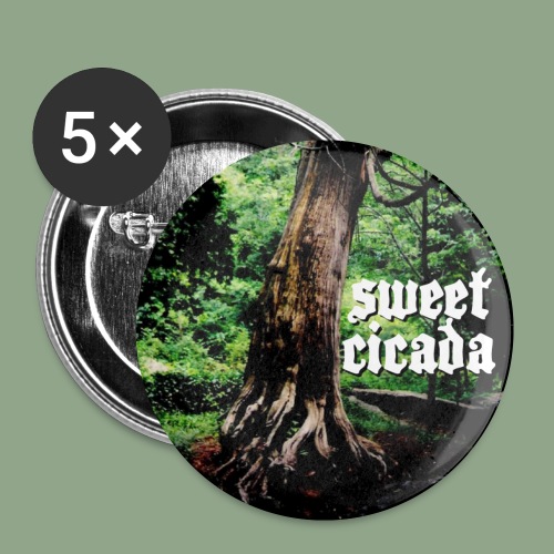 Sweet Cicada Tree Button - Buttons small 1'' (5-pack)