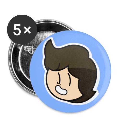 (ReadiPop Sticker)- Preston Padd Happy Pin - Buttons small 1'' (5-pack)