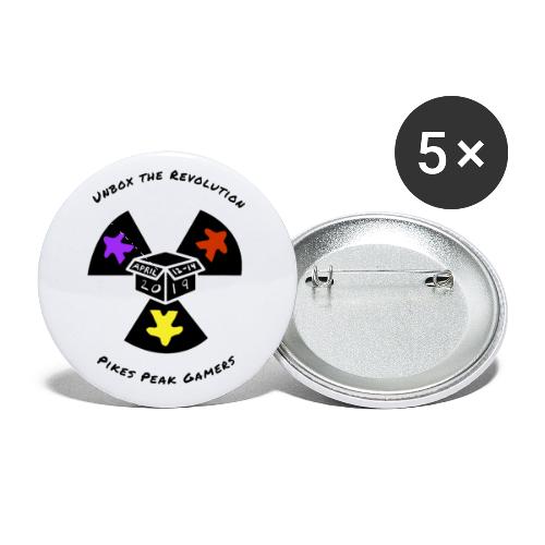 Pikes Peak Gamers Convention 2019 - Accessories - Buttons small 1'' (5-pack)