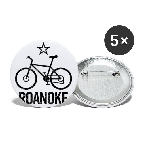 Roanoke VA MTB Mountain Trail Bike Cycling Logo - Buttons small 1'' (5-pack)