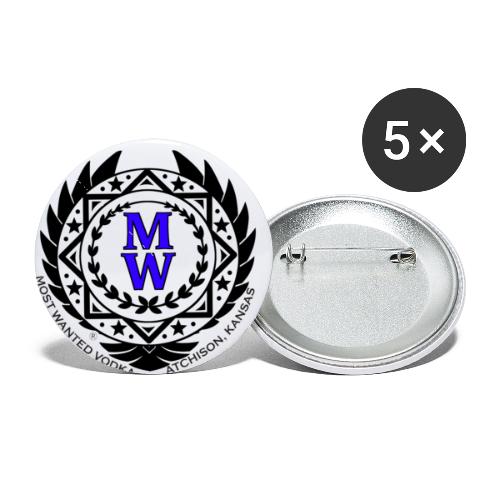 The Most Wanted Crest - Buttons small 1'' (5-pack)