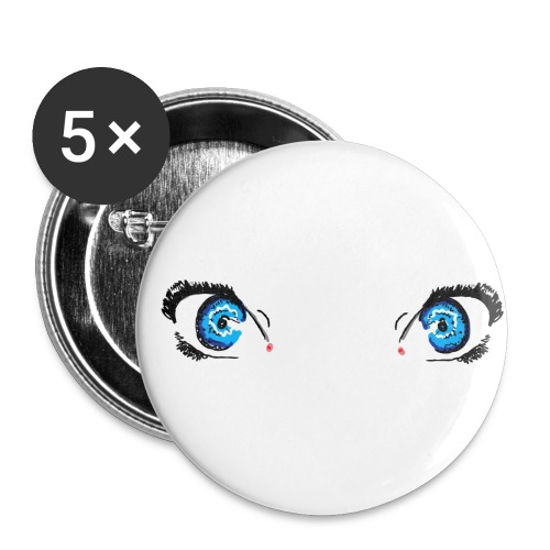 Glacier Blue Eyes - Buttons small 1'' (5-pack)