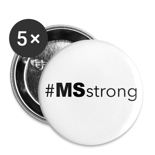 #MSstrong - Buttons small 1'' (5-pack)