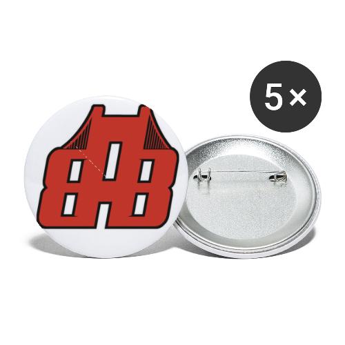 Bay Area Buggs Official Logo - Buttons small 1'' (5-pack)