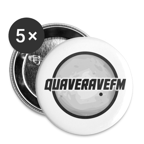 QuaveRaveFM png - Buttons small 1'' (5-pack)