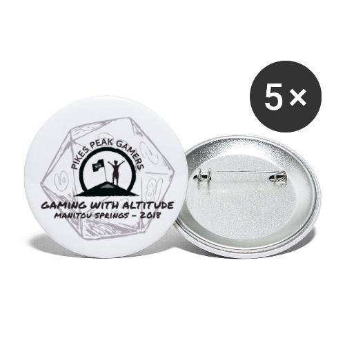 Pikes Peak Gamers Convention 2018 - Accessories - Buttons small 1'' (5-pack)