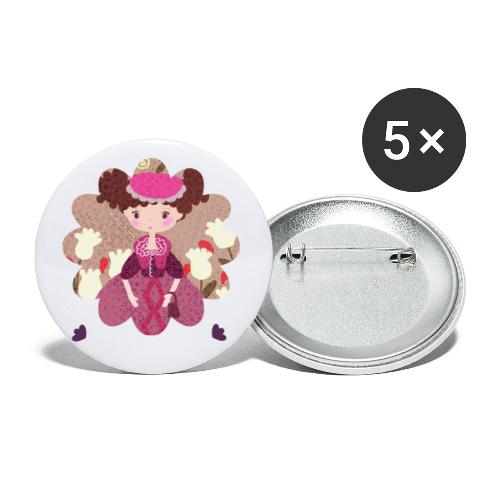 Delightful Girl - Buttons small 1'' (5-pack)