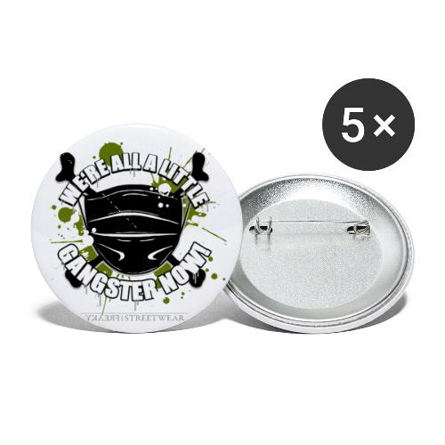 Covid Gangster - Buttons small 1'' (5-pack)