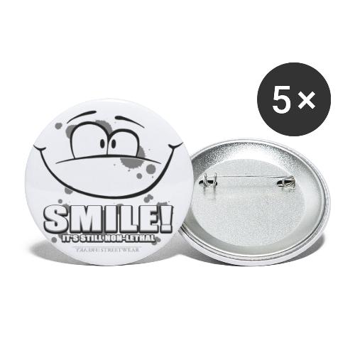 Smile - it's still non-lethal - Buttons small 1'' (5-pack)