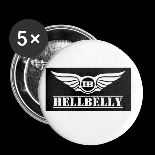 Hellbelly black design - Buttons small 1'' (5-pack)