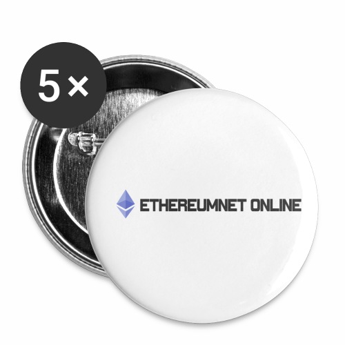 Ethereum Online light darkpng - Buttons small 1'' (5-pack)