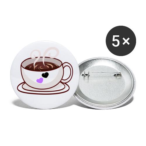 Cup of Coffee - Buttons small 1'' (5-pack)