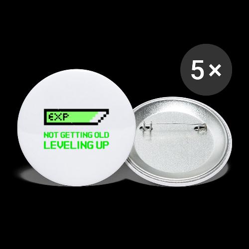 Not Getting Old - Leveling Up - Buttons small 1'' (5-pack)